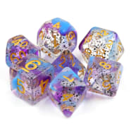 TMG Dice Vitriol (Purple/Blue w/ Black)