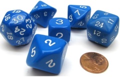 Who Knew? Dice Set - Blue