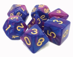 TMG Dice Prismatic Blast (Blue/Purple)