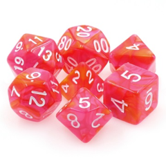 TMG Dice Dragon's Blaze (Orange/Rose)