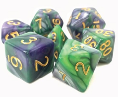TMG Dice Void Contract (Green/Purple)