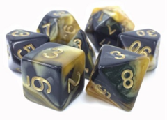 TMG Dice High Crimes (Black/Yellow)