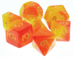 TMG Dice Lava Shock (Yellow/Orange)