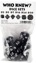 Who Knew? Dice Set - Black