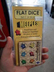 Flat Dice #1 - Meeples