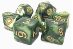 TMG Dice Druid's Summer (Grass Pearl)