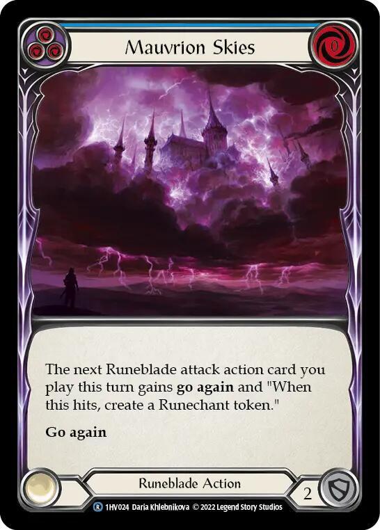 Mauvrion Skies (Blue) - 1HV024
