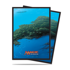 ULTRA PRO MANA 5 STANDARD SLEEVES - UNHINGED ISLAND 80CT