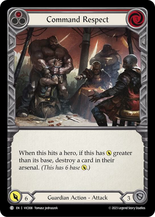 Command Respect (Red) - VIC008
