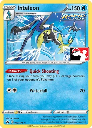 Inteleon - 043/198 - Holo Rare