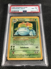 Pokemon Base Set Venusaur Holo PSA 8