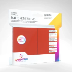 Gamegenic Prime Sleeves Standard Red (100)