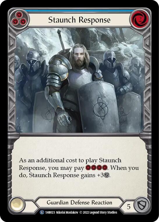 Staunch Response (Blue) - 1HB023