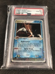 Pokemon Ex Sandstorm Kabutops PSA 10