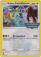 Raikou, Entei & Suicune - Black Star Promo Oversized Promo