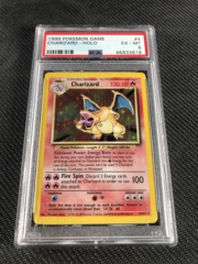 Pokemon Base Set Charizard Holo PSA 6