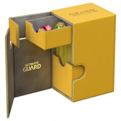 Ultimate Guard - Flip'N'Tray Deck Case 80+ Standard Size Xenoskin Amber