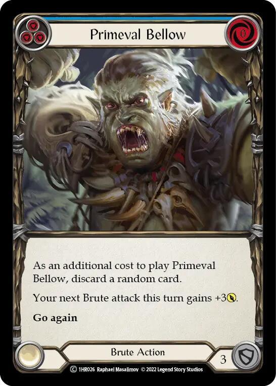 Primeval Bellow (Blue) - 1HR026