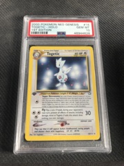 Pokemon Neo Genesis Togetic Holo First Edition PSA 10