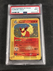 Pokemon Skyridge Flareon Holo PSA 9