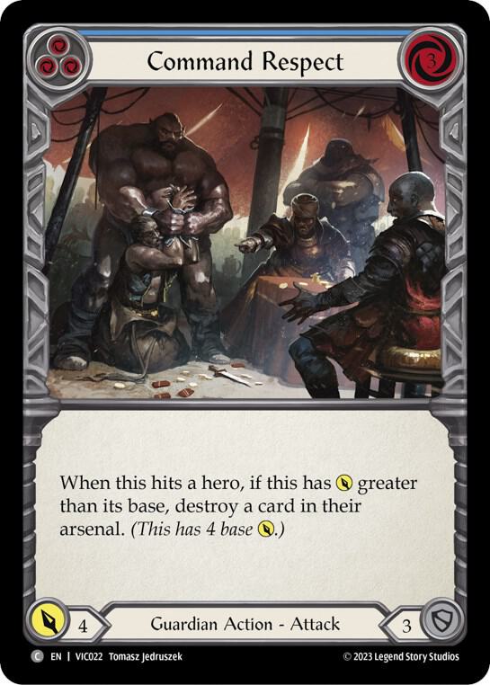 Command Respect (Blue) - VIC022