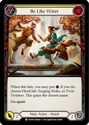 Be Like Water (Yellow) - Rainbow Foil