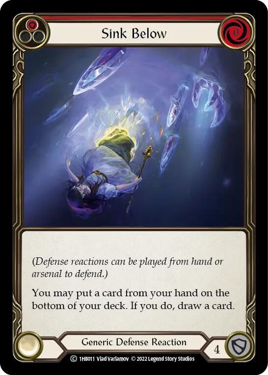 Sink Below (Red) - 1HB011