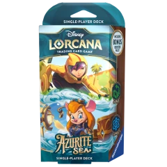 Disney Lorcana: Azurite Sea Starter Deck - Saphire/Emerald (français)