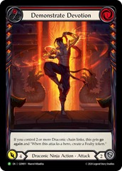 Demonstrate Devotion (Red) - GEM Pack 1- Rainbow Foil