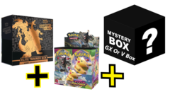 Vivid Voltage Booster Box + Champion's path Etb + Random Gx or V box Combo