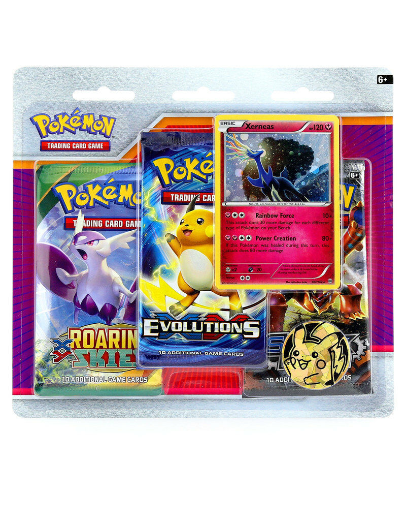 Pokemon XY Xerneas 3-Pack Blister Pack