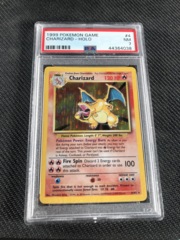 Pokemon Base Set Charizard Holo PSA 7