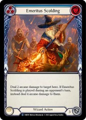 Emeritus Scolding (Blue) - 1HK018