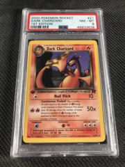 Pokemon Team Rocket Dark charizard First Edition PSA 8