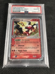 Pokemon Ex Legend Maker Arcanine EX PSA 10