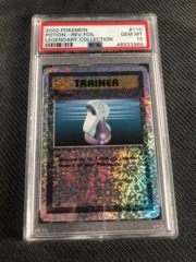 Pokemon Legendary Collection Potion Reverse Holo Psa 10