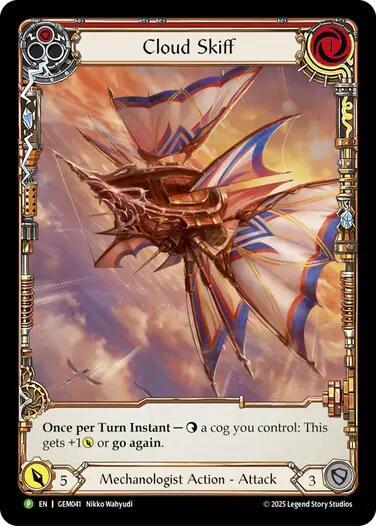 Cloud Skiff (Red) - GEM041