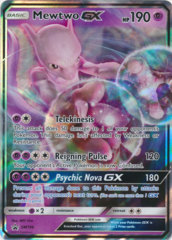 Mewtwo GX - SM196 - SM Black Star Promo Oversized Promo