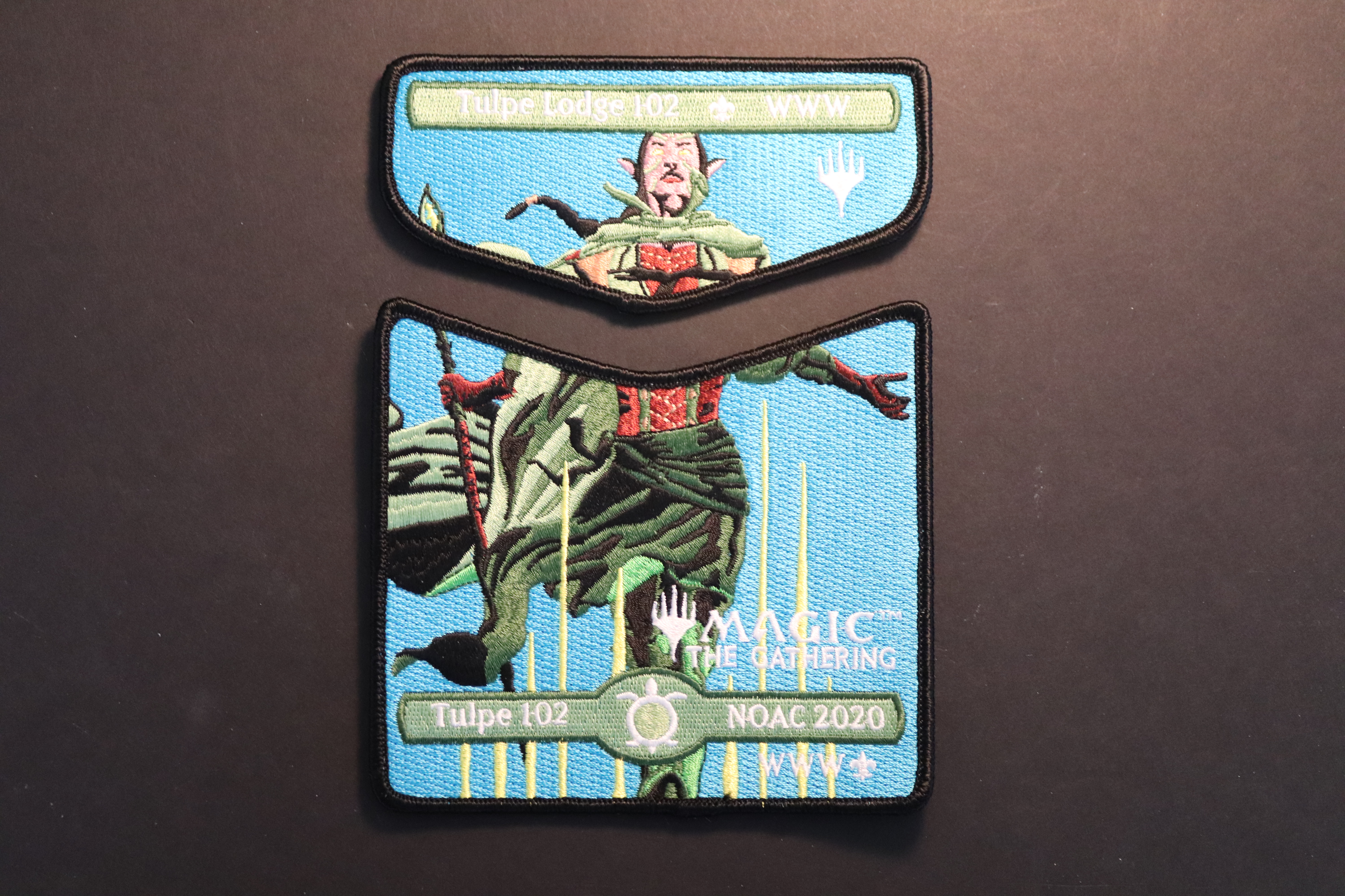 MTG NOAC 2020 Boy Scout OA Tulpe Lodge 102 Patch Set