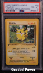 Pikachu Jungle 1st Ed. W Stamp PSA 8 (8675) 60/64