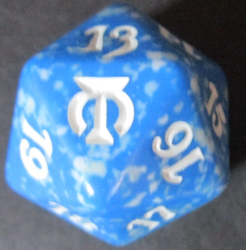 Theros 22mm Spindown Dice (Blue)