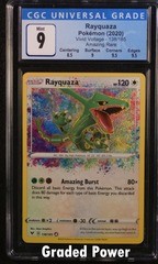 Rayquaza CGC 9 Holo Amazing Rare (7029) 138/185