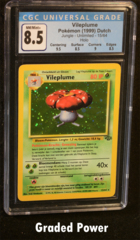 Vileplume CGC 8.5 Holo DUTCH (1341) 15/64