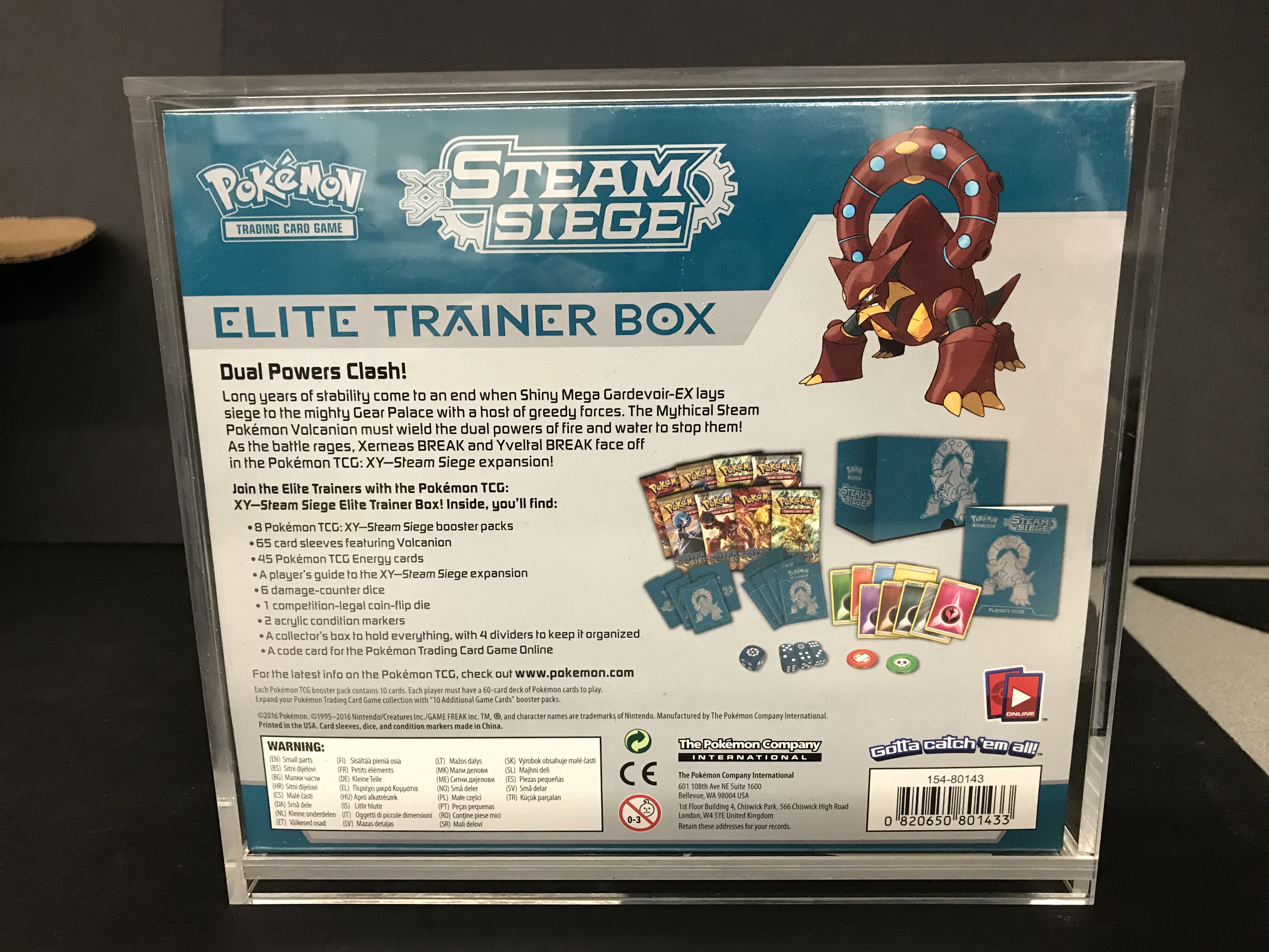 Pokemon 5x Acrylic Elite Trainer Display Guard (60026)