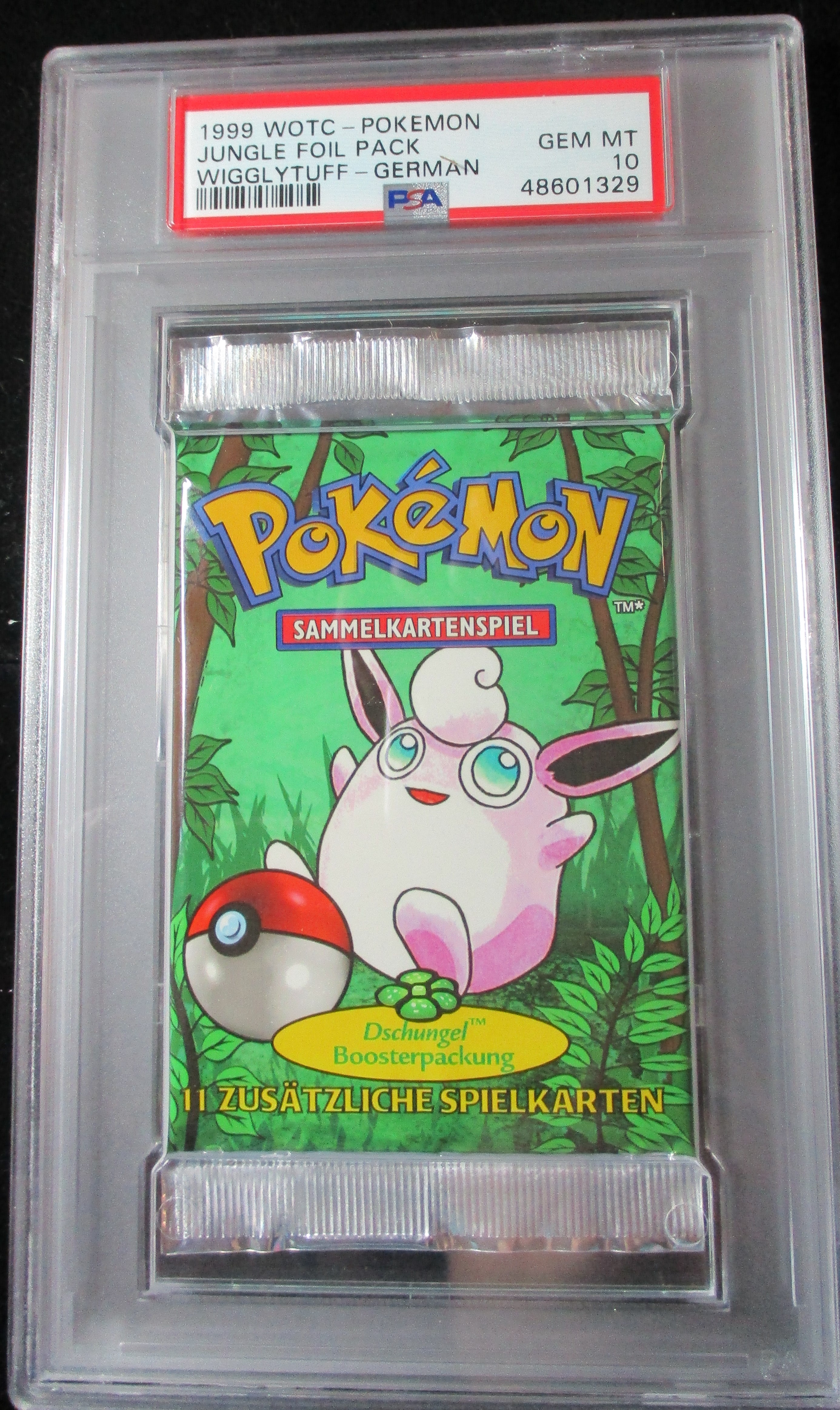 Jungle PSA 10 German Wigglytuff (1329) Pokemon Sealed Product