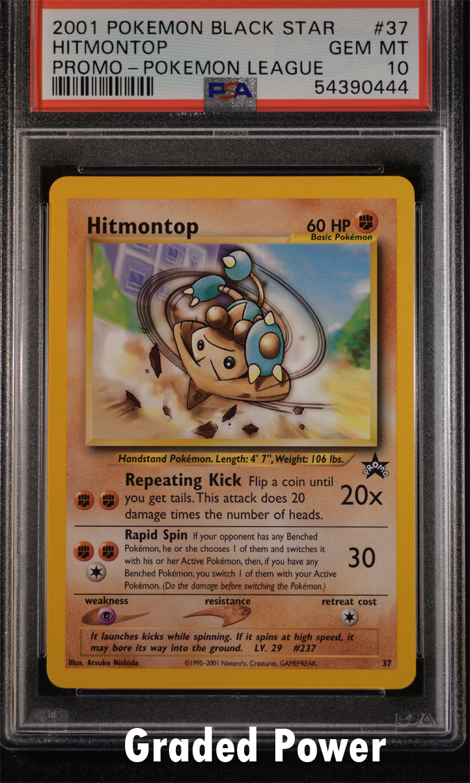 Hitmontop PSA 10 Black Star Promo #37