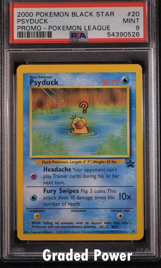 PSA 9 Pichu black star promo good