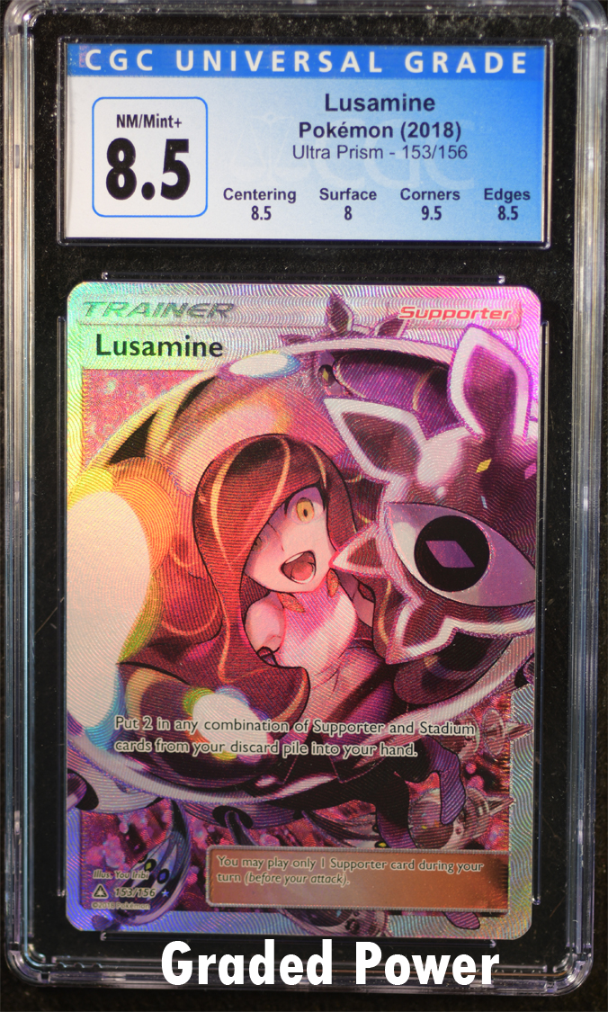 Pokémon cheapest Lusamine Full Art 153/156 Ultra Prism