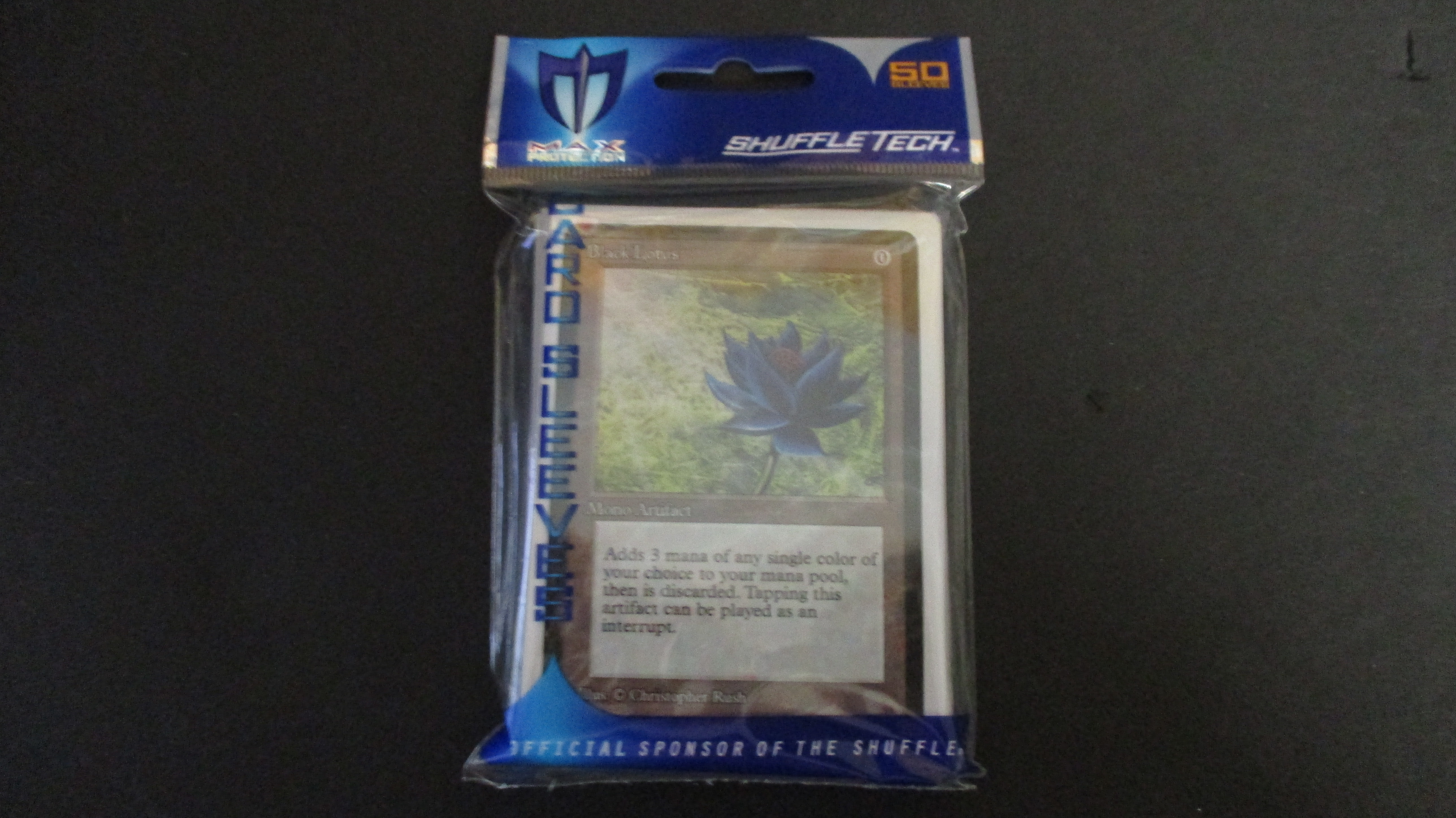 Max Protection Black Lotus Card Sleeves