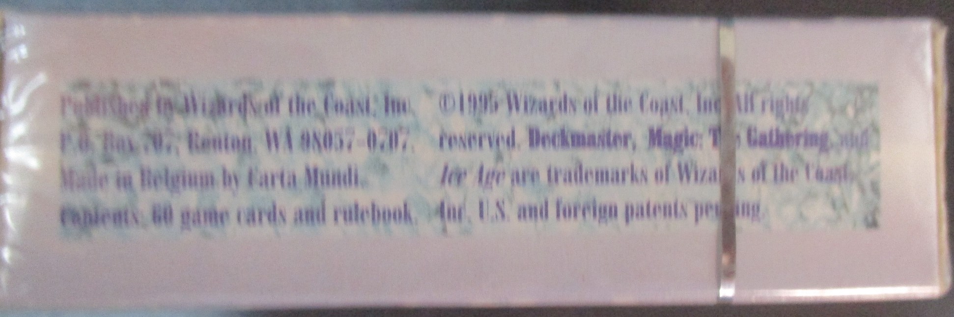 Ice Age Starter Deck SEALED